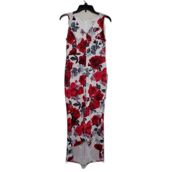A Sweet Storm Women's Maxi Dress Bodycon Sleeveless Large Floral Pattern Size M - Picture 2 of 14